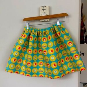 ALEX S YU Graphic Skirt